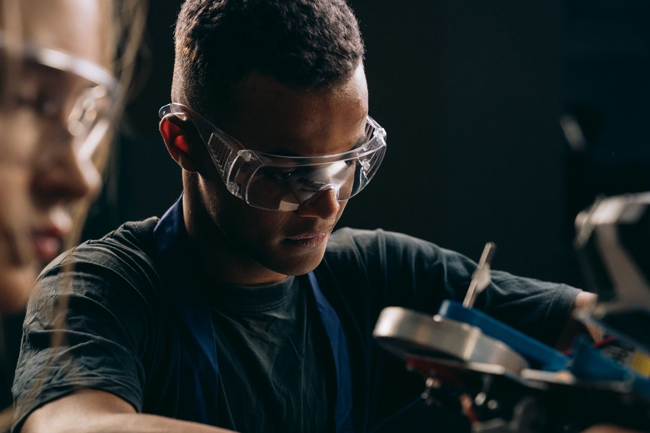 Safety Goggles Anti-Fog view 2